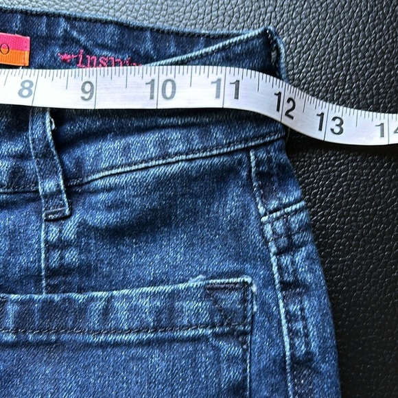 Anthro VILAGALLO Lexi Jean Flare Effect Front Pockets Button Fly Sz 34 US 0 NEW - Picture 12 of 16